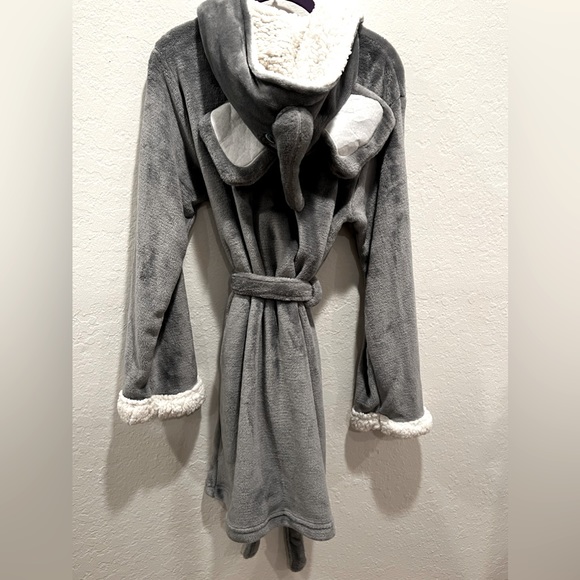 Just Love Critter Robe Sherpa Trim Velour Robes for Women - Picture 7 of 9